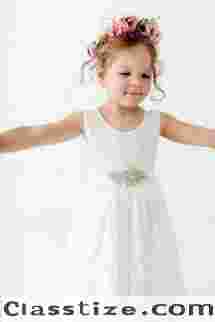 Boho Lace Flower Girl Dresses