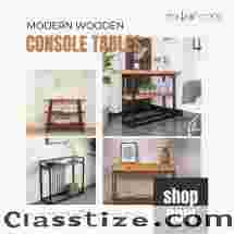 Modern Wooden Console Tables – Style Meets Function