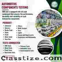 Automotive Components Testing Labs in Bengaluru