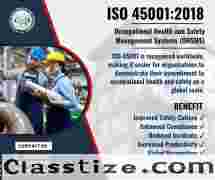 ISO 45001 Certification Services in Erode