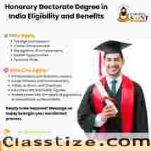 🎓 Honorary Doctorate Degree in India – Eligibility and Benefits
