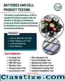 Nickel Batteries and Cells Testing Lab in Mumbai
