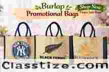 Durable and Reusable Burlap Promotional Bags
