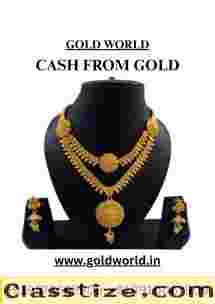 Get instant cash for gold at GOLD WORLD