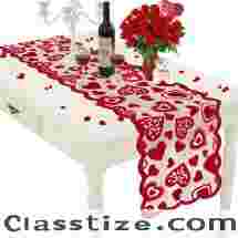 Mosoan Valentines Day Decor Table Runner - 13 x 72 Inch 
