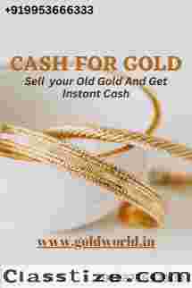 If you want instant cash for your old gold than sell your gold to the GOLDWORLD.