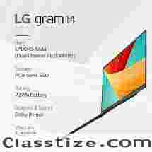 LG gram 14” Lightweight Laptop, Intel 13th Gen Core i5 Evo