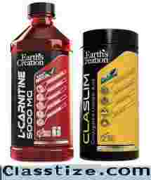 Earth Creation Sports Liquid Carnitine 5000 with CLA Bundle