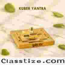 Shree Kuber Yantra Brass by Dhwani Astro 