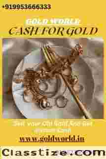 If you want instant cash for your old gold than sell your gold to the GOLDWORLD.