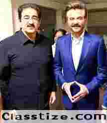 Dr. Sandeep Marwah Congratulates Anil Kapoor for His Performance in “Subedar” at NFDC Event