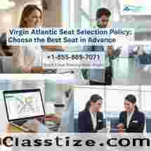 Virgin Atlantic Seat Selection | Call +1-855-869-7071