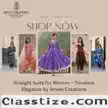 Straight Suits for Women – Timeless Elegance by Anvee Creations