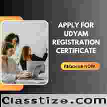 apply for udyam Registration certificate.