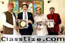 Dr. Sandeep Marwah Honored with “Sahitya Vibhushan Samman” at a Grand Ceremony in New Delhi