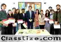 AAFT Student Ambassadors Honoured by Dr. Sandeep Marwah