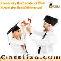 🏆 Honorary Doctorate vs PhD – Know the Real Difference!