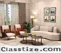 Buy Osbert 3 Seater Curved Sofa Set (Cotton, Jade Ivory) Online in India at Best Price