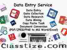 Home based part time Typing Data entry job