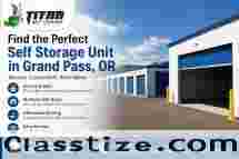 Self storage unit in Grants Pass with Secure Flexible Rentals
