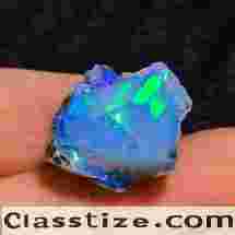 Earth-mined Rough White Ethiopian Opal 
