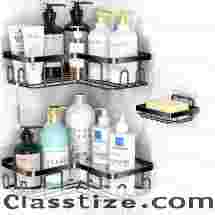 Moforoco Adhesive Corner Shower Caddy