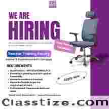 WE ARE HIRING - Teacher Training Faculty 