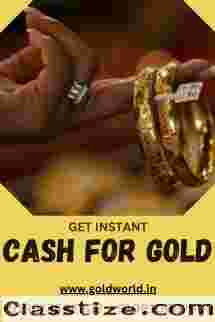  We the GOLDWORLD pay you instant cash for your old gold and highest in DELHI NCR.