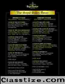 Royal tandoor menu