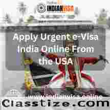 Apply for urgent e-Visa India online from USA