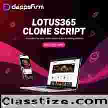 Drive Business Growth through a Ready-to-Deploy Lotus365 Clone Solution