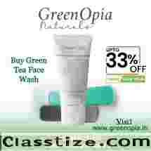 Buy Green Tea Face Wash From Top Brands at Best Offers - GreenOpia