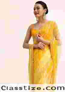 Chiffon Leheriya Sarees with Gota Patti | Rajasthani Fashion