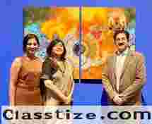 Sandeep Marwah Graces Opening of Captivating Art Exhibition by Shinei Sharma at Bikaner House