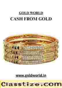 Get instant cash for gold at GOLD WORLD