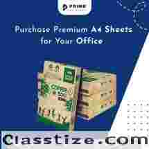 Purchase Premium A4 Sheets For Your office