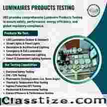 Luminaries LED Bulb Testing Labs in Ghaziabad
