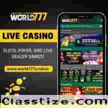 Win Big with World777 Live Dealer Games