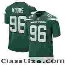 Camiseta NFL Game New York Jets Al Woods Verde