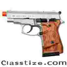 Zoraki Front Fire M914 Silver With Simulated Wood Grips 9mm Blank Gun