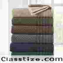 Shop Luxurious Placid Towel Set Online - Houmn
