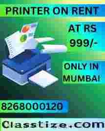 printer on rent on rent price start @ Rs.999/-  Mumbai  ,Vashi Belapur , Navi Mumbai 