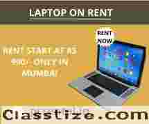laptop on rent at Rs 900/- only in mumbai