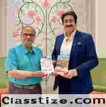 Books Presented to Dr. Sandeep Marwah by Author Ashok K. Sharma in Lucknow