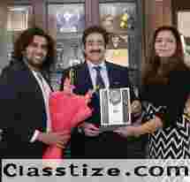 Dr. Sandeep Marwah Honoured by Renowned Music Company for Championing Indian Art, Culture, and Music Globally