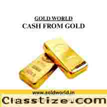 If you want instant cash for your old gold than sell your gold to the GOLDWORLD.
