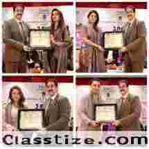 Distinguished Film Personalities Honoured at 9th Rashtriya Hindi Cinema Samman Samaroh 2025 during 18th Global Film Festival Noida