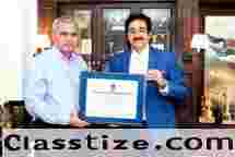 Anil Kumar Dev Honored with Life Membership of International Film and Television Club at Marwah Studios