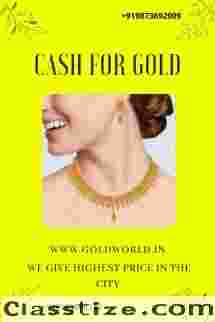 If you want instant cash for your old gold than sell your gold to the GOLDWORLD.