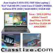 SAVE $312! Acer Aspire 5 A515-57G-735F Slim Laptop | 15.6